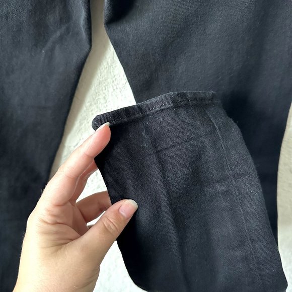 R13 Alison Crop Jeans in Black Rinse - Picture 10 of 13